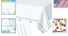 Versatile Disposable Notebook Tablecloths 54×108 Inch – Perfect for Any Occasion