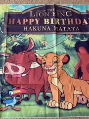 Lion King Birthday Banner