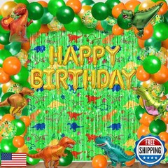 Avezano Dinosaur Birthday Decorations Supplies Kit – 117 Pcs Dino Theme Party