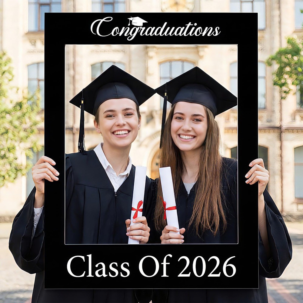 Class of 2026 32 x 24 Inch Graduation Photo Booth Frame Props 2026 Graduation…