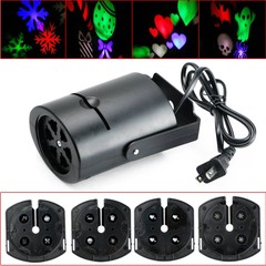 Halloween Christmas LED Laser Light Projector Snowflake House Party Stage Decor
