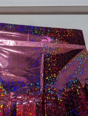 Pink Metallic Tinsel Foil Fringe Curtains Party Photo Backdrop 39″x76″ 2 Pack