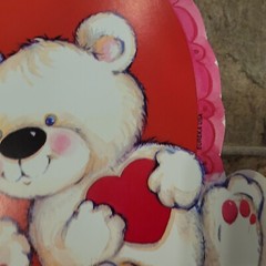 Valentines Die Cut Cutouts Paper Magic Vintage Decoration — Set of 4