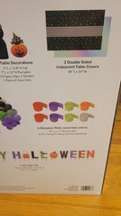 Halloween Party Kit 108 Balloon Arch Yard Sign Table Covers Table Toppers