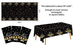 Graduation Decorations 2026 Graduation Tablecloths Congrats Grad Table Cover
