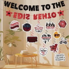 Stranger Things Birthday Party Decorations Welcome to the Other Side Banner