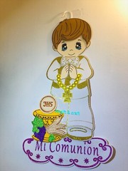 ANGELS First communion foam Wall decorations for boy Decorations De Comunión