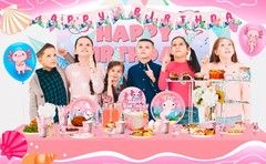 162 Pcs Cute Axolotl Party Decor Pink Axolotl Birthday Supplies Balloons Plates