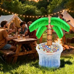 Tropical Palm Tree Cooler for Pool Parties
