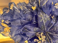 Royal Blue Quinceanera Mis Quince Set Kneeling Pillow Bouquet Brindis