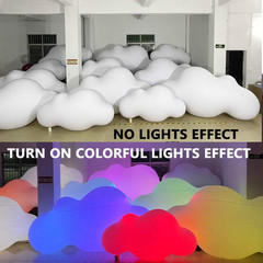 LED Inflatable Cloud Balloons for Wedding/Event/Party Decor (4.92ft)