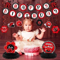 Ladybug Honeycomb Centerpiece Pack
