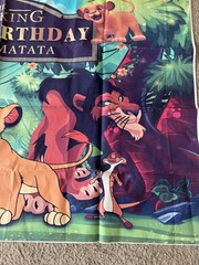 Lion King Birthday Banner