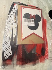 Mickey Mouse Minnie Mouse Girl 1st Birthday Party Decor + Birthday Jammies Pjs