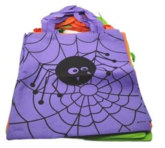 Lot 12 Halloween Reusable Tote Bags Spider Pumpkin Ghost 16×16