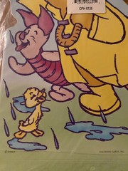 DISNEY Fold Out Honeycomb Tissue Centerpiece Winnie the Pooh, Piglet-vintage