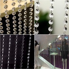20 Pcs Chandelier Icicle Crystal Prisms Replacement for Lamp Decoration