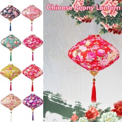 Palace Lantern Waterproof Silk Chinese Style Lantern Party Hanging Decor