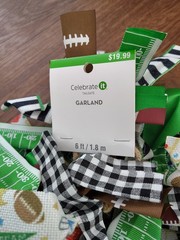 Football Garland Party Game Tailgate Decoration 6 Ft Hanging Banners Sports