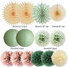 Sage Green and Dusty Pink Party Decorations Retro Olive Sage Green and Dusty Ros