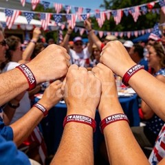USA 250th Anniversary Bracelets American 4th of July Bracelets USA USA 250 6Pcs
