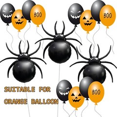 3 Pcs Halloween Spider Balloon 32.5″ Christmas Spider Foil Balloons New Year …