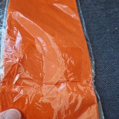 Vintage Winfield & Dennison Crepe Paper in Original Packets Orange & Black