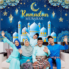 Ramadan Mubarak Decorations Backdrop Banner Muslim Ramadan Kareem Background …