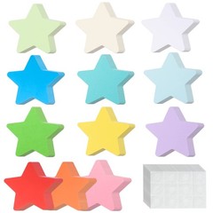 240 PCS Paper Star Cutouts 6 Inch Assorted Colors Bulletin Board Decor DIY