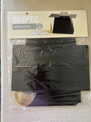 NEW GRADUATION CAP CARD HOLDER BLACK WITH GOLD TASSEL BY SPRITZ