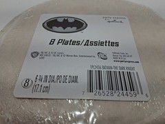 Batman Party Supply Lot-1ea Table Cover,32ea Napkins,32ea Small Plates&32ea Larg