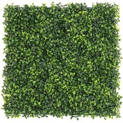 5pcs UV Protected Artificial Green Grass Panels for Wall and Fence Decor