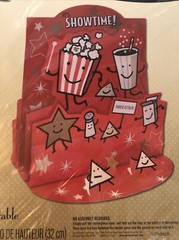 5 Hallmark Party Express Centerpieces It’s Showtime Popcorn Snack Movie Theme