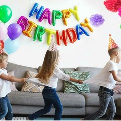 NIB Dotz 21 Pc DIY Birthday Crafting Kit Party Decorations Hats/Banners/Pom Poms