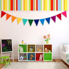 6 Pack 72 Flags/8.2 Ft Rainbow Pennant Banner, Multicolor Bunting String Triangl