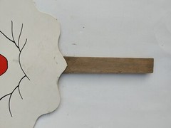 Masquer – Aids paper stick mask 1979 Beachcombers International Fort Myers Bin19