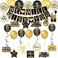 Farewell Party Decorations Supplies Kit, We Will Miss You Decorations,Going Away