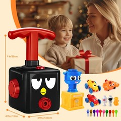 Balloon Launcher Car Toy Set,Balloon Powered Car for Kids Boys Girls 3+ and Clas