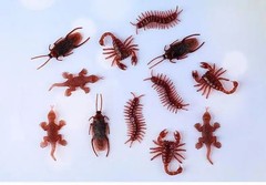Fake Plastic Cockroaches Prank Toys Halloween Joke Bugs Party Decoration Props
