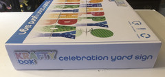 «HAPPY BIRTHDAY»Celebration Yard Sign – Reusable – Waterproof – NEW in Box
