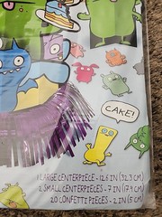 Uglydoll Ugly Doll Table Decorating Kit 3 Pieces Birthday Party Celebration