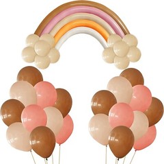 Boho Rainbow Balloons Garland Boho Rainbow Baby Shower Party Decorations Retro