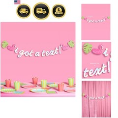 Text Banner Blue Iridescent Foil 6 Ft Party Decorations for Girls