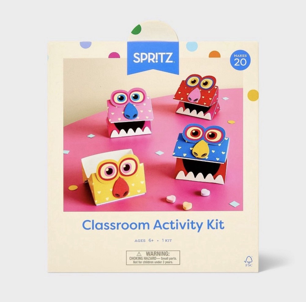 Spritz 20ct Monsters Classroom Activity and Hand Puppets Kit Teachers Supplies