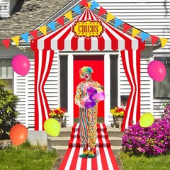 Fanfanwin 5 Pcs Carnival Entryway Party Decorations Set Circus Tent
