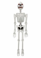 Halloween Spooky Horror Skeleton Inflatable Decoration White 183cm – Halloween
