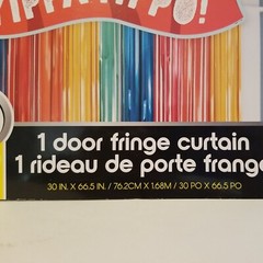 Rainbow Door Fringe Curtain NIP Minions The Rise of Gru Party Decor 30″x66.5″