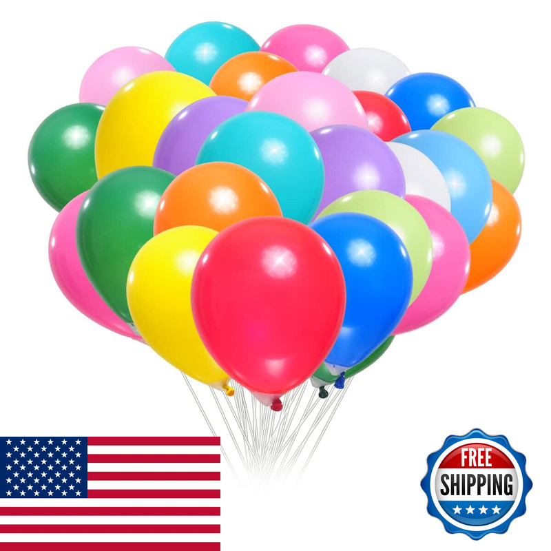 Baokuanhu 400 Pack Rainbow Balloons – 5 Inch Assorted Colors Mini Latex Helium
