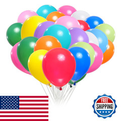 Baokuanhu 400 Pack Rainbow Balloons – 5 Inch Assorted Colors Mini Latex Helium
