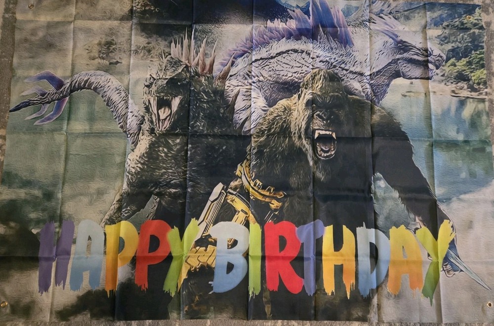 Dinosaur Vs Gorilla Party Decor #Y4J